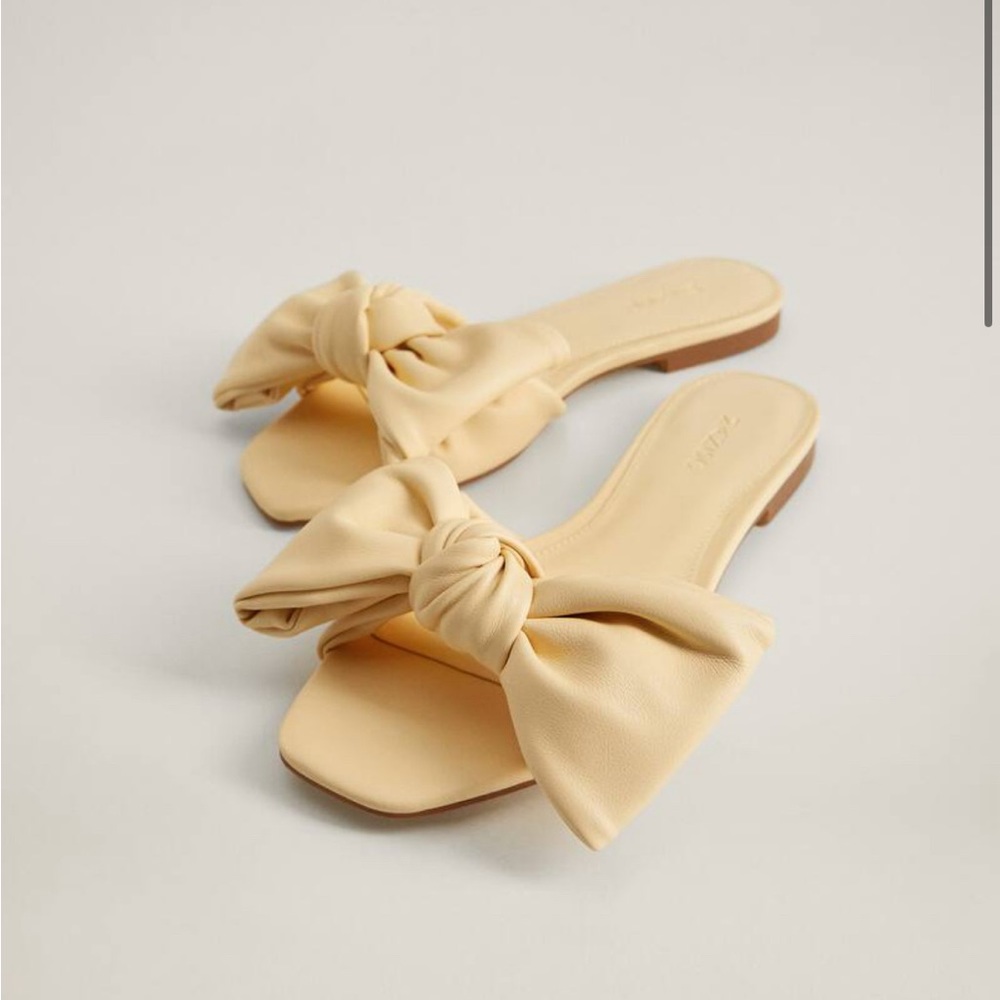 MANGO Knot flat sandal